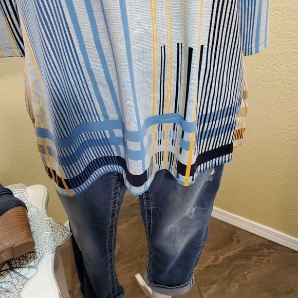 Charter Club 3/4th Sleeve Popover top sz M - Picture 13 of 13